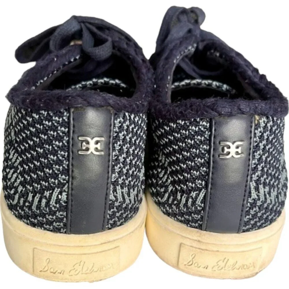 Sam Edelman Elena Knit Sneakers - Baltic Navy/Smokey Blue - 9